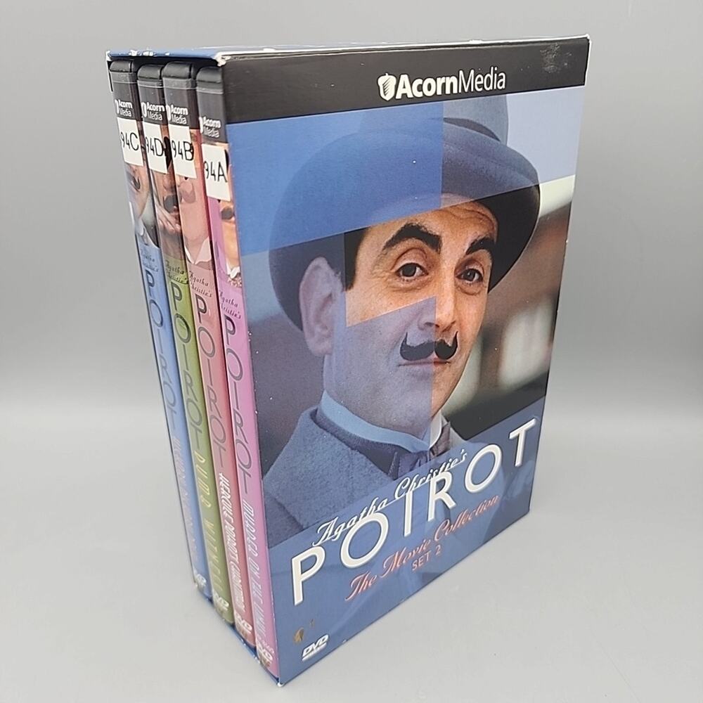 Agatha Christie’s Poirot, The Movie Collection, Set #2 - Four DVDs